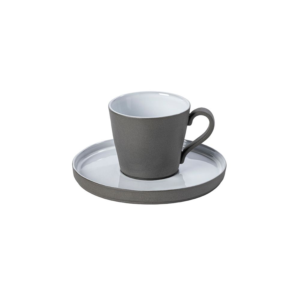 Чайная пара, Grey/white, 0,21 л., 1LOCS02-01116I