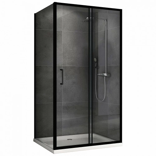 Душевой уголок Abber SCHWARZER DIAMANT S80B5 150 прозрачный/черный