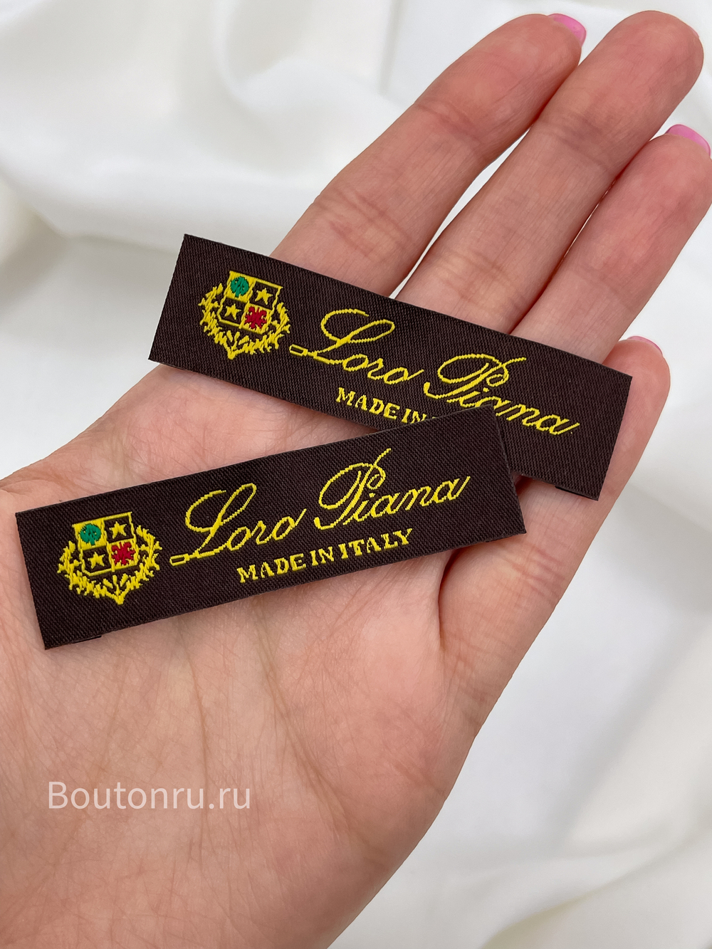 Бирка ЛП. коричневая 63 мм