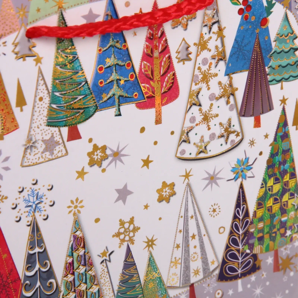 Пакет подарочный «Зимнее веселье» 15*14*7 см, микс