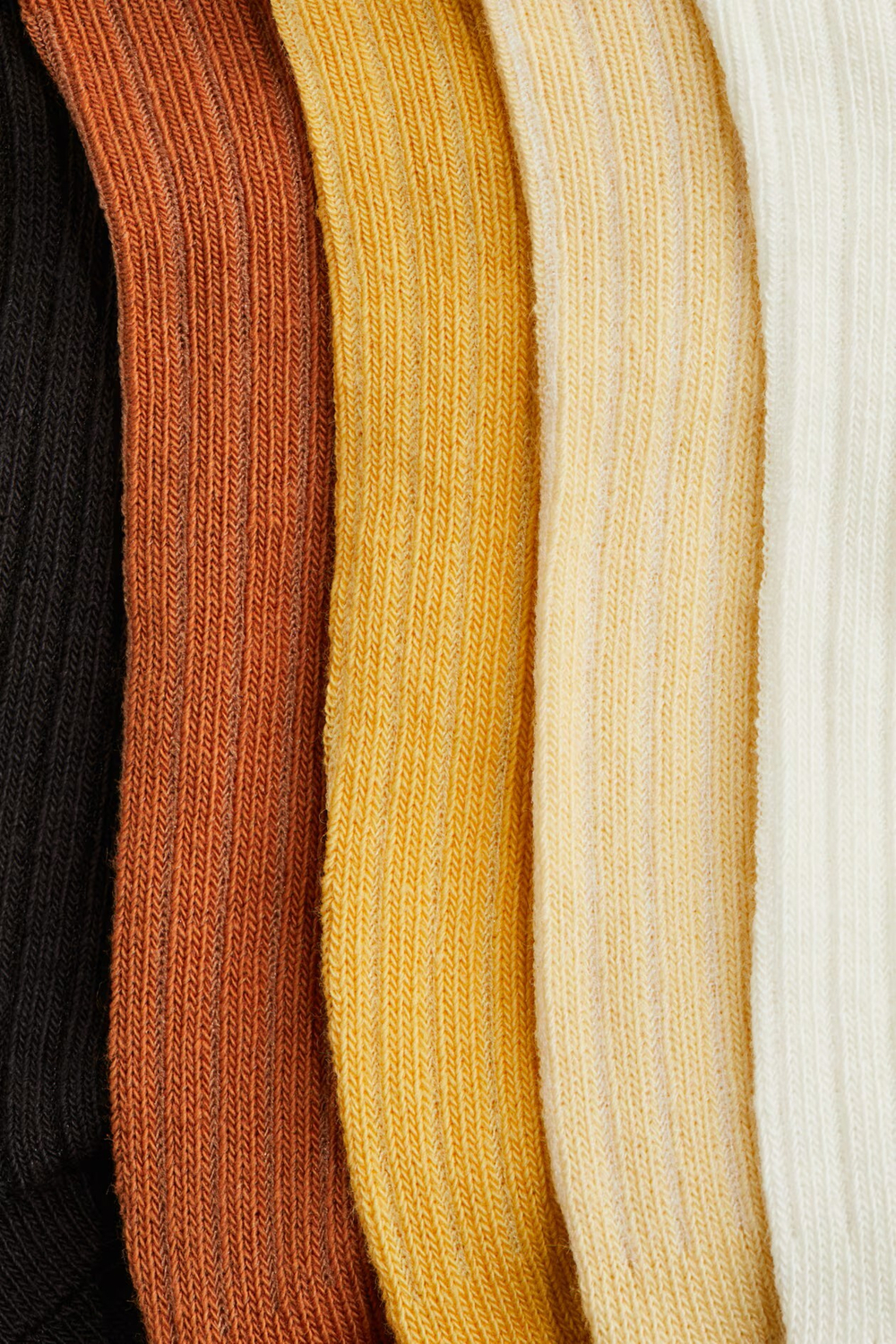 H&M Набор из 5 пар носков, желтый/оранжевый