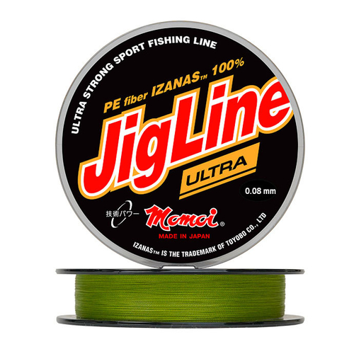 Шнур JigLine Ultra PE 0,08 мм., 5,6 кг, 100 м, хаки