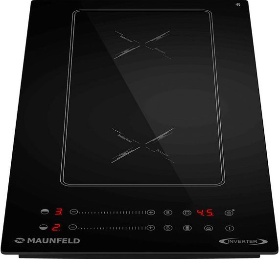 Индукционная стеклокерамич. панель MAUNFELD CVI292S2BBKA Inverter