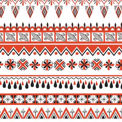 pattern ethnic motifs geometric seamless textile ornament