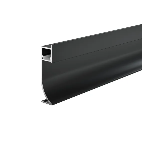 Алюминиевый профиль плинтус 53x14 (Черный, 2 м), ALM-5314-B-2M Led Strip alm-5314-b-2m