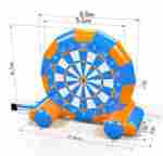 Надувной футбольный дартс «Гранд» на подкачке, диаметр 6,9 м, размер 7,9×4,5×6,7 м