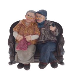 GAEM Копилка "Бабушка с дедушкой", L15 W12 H14 см, 2в.