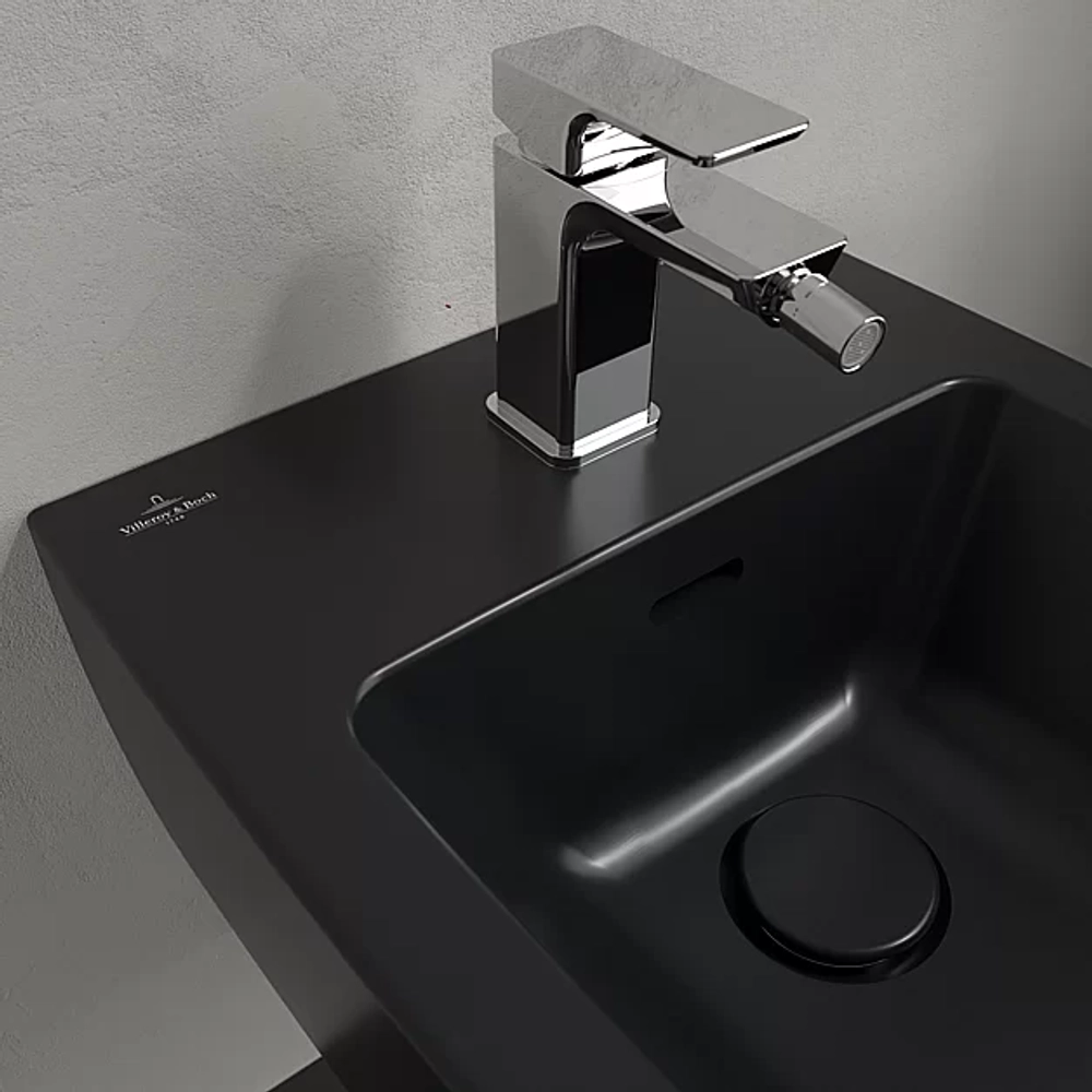Биде подвесное Villeroy&Boch Antao 541100R7 черный матовый