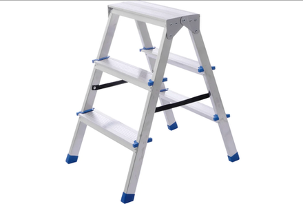 Стремянка оцинкованная двухсторонняя 03 ступени