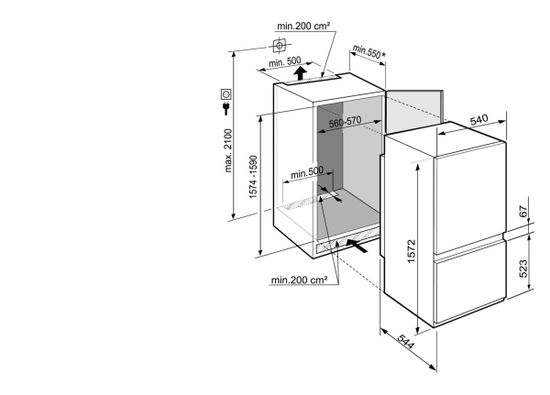 Встраиваемый холодильник Liebherr ICUS 2924
