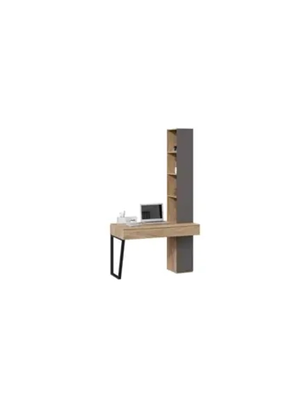 Стол письменный угловой Графит 58,2х120х217,1