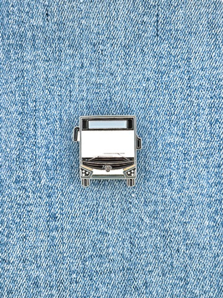 Значок автобус ЛиАЗ Citymax 12 белый