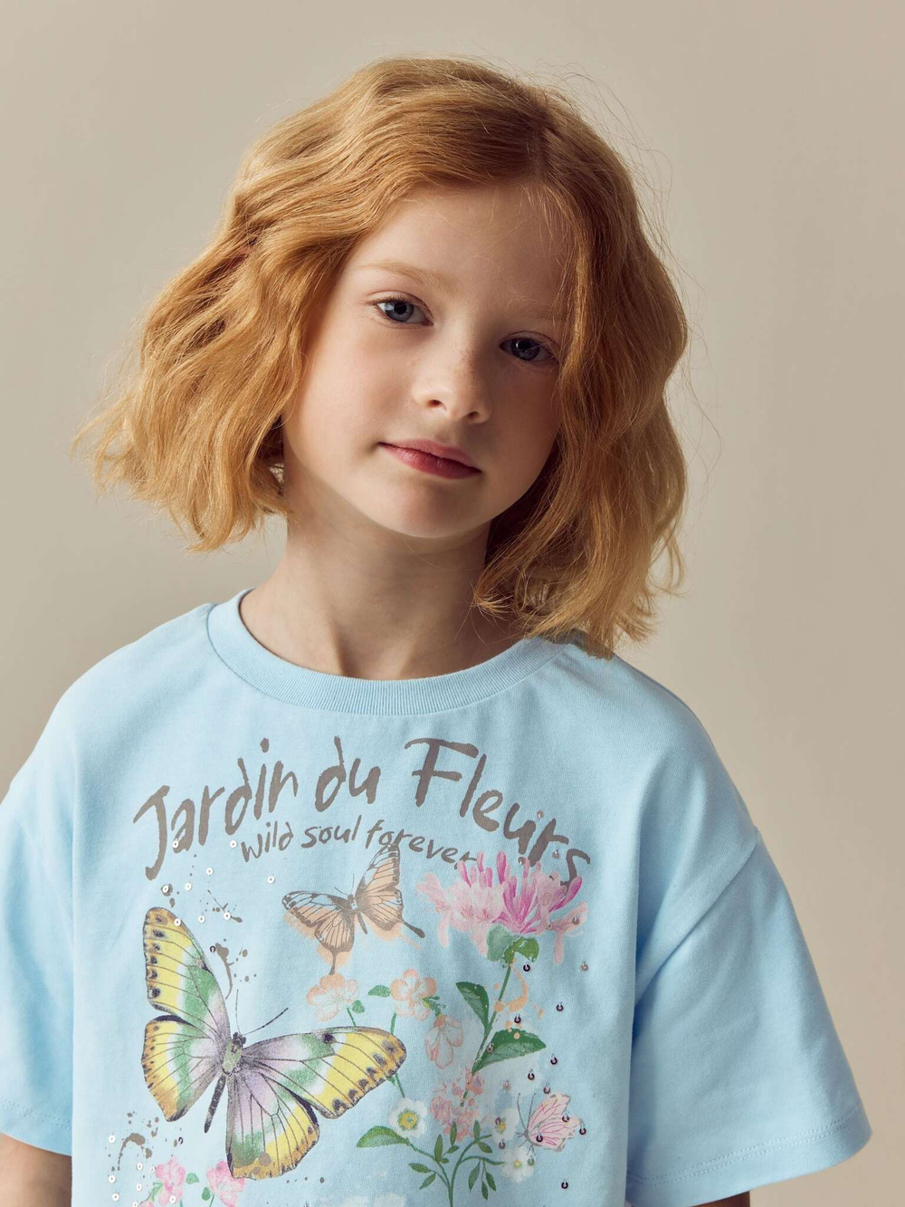 Футболка для девочки Next E44-439, Голубой