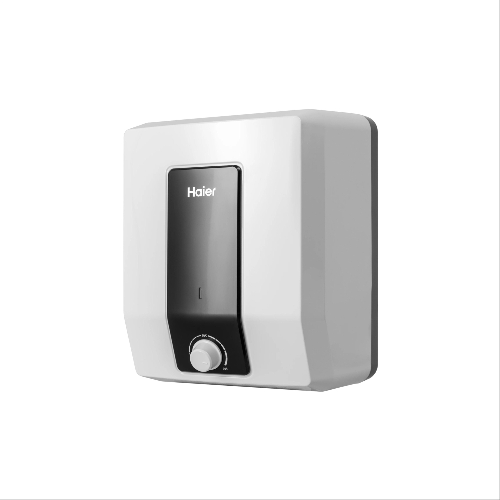 Водонагреватель накопительный электрический Haier ES15V-Q1(R) над мойкой