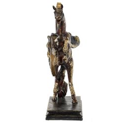 GAEM Фигурка декоративная "Лошадь" с часами D8см, (AAx1 н/п), L31,5 W14 H45,5 см