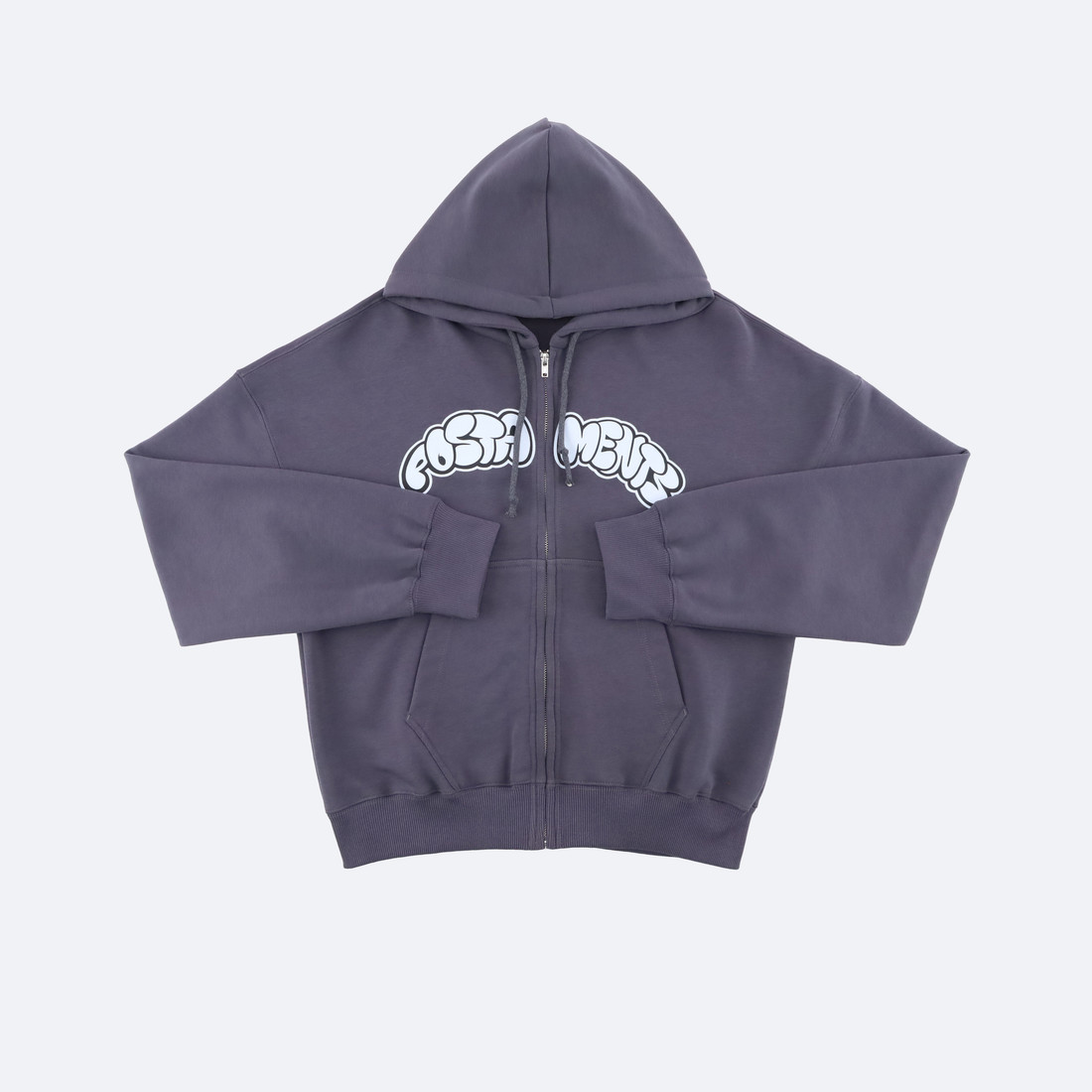 Купить Худи Postaments Bubbles Logo Zip (grey)