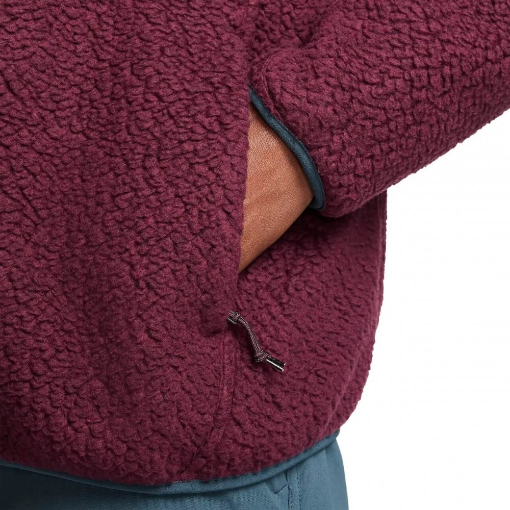 Толстовка Nike ACG Arctic Wolf Polartec Sweatshirt Burgundy