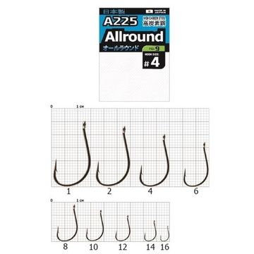 Крючки Cobra Pro AIIROUND A225 №16, 10 шт.