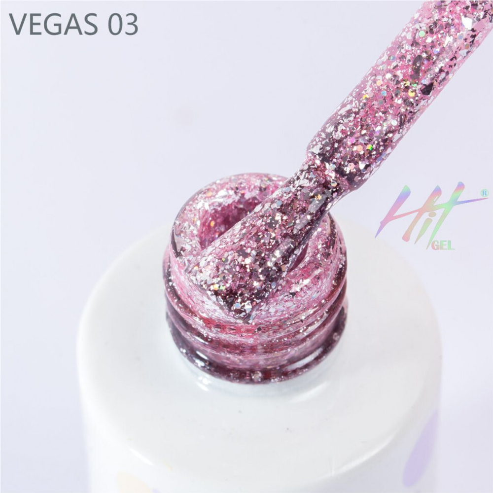 Гель-лак ТМ "HIT gel" №03 Vegas, 9 мл