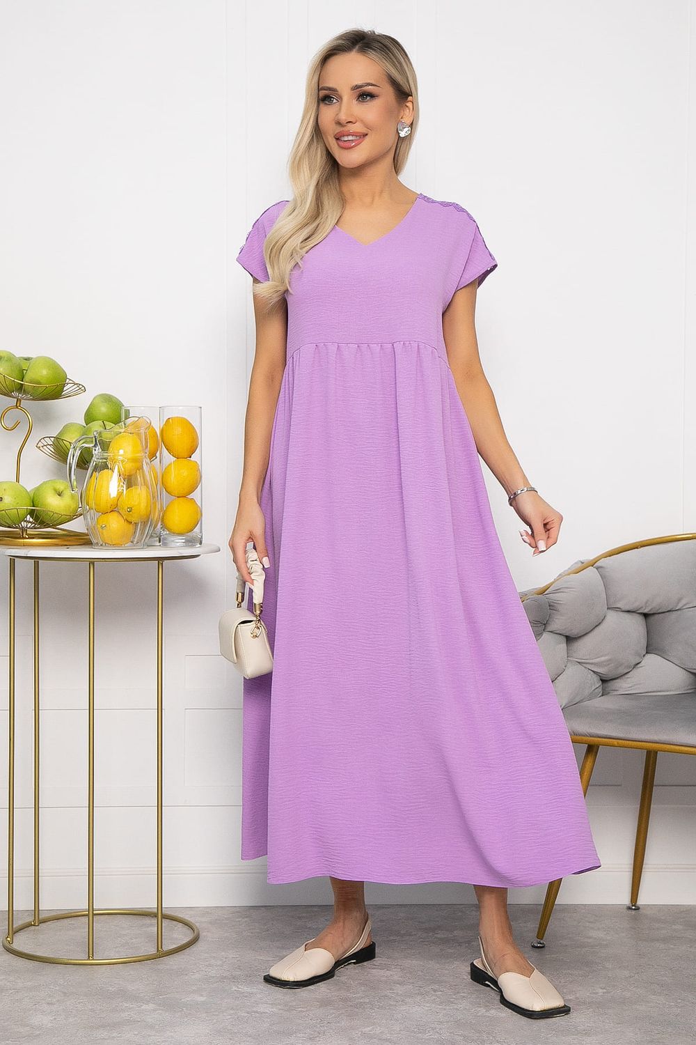 Платье Летние деньки (сиреневое) П13649-18М LT Collection