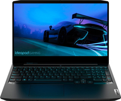 Ноутбук 15.6" IPS FHD Lenovo IP Gaming 3 15ACH6 black (AMD Ryzen 5 5600H/8Gb/512Gb SSD/3050 4Gb/DOS) (82K2002BRK)