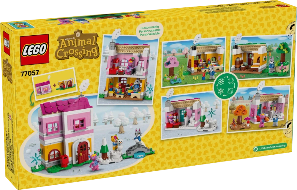 Конструктор LEGO Animal Crossing 77057 Креативные дома: Сезоны веселья