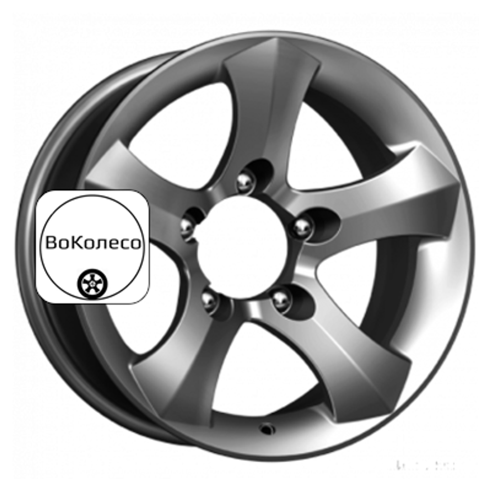 8x16/5x139,7 ET-10 D110,1 Айсберг (КС662) Дарк платинум K&K