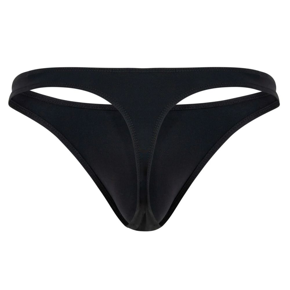 Мужские трусы тонги черные Clever Moda DESIRABLE THONG 183011