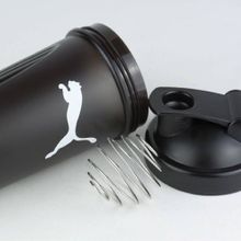 Шейкер спортивный PUMA Shaker Bottle, 05351901, объем 700мл, пластик, черный