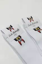 Носки Old Lizard Butterfly белые