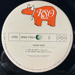 Винтажная виниловая пластинка LP Eric Clapton Blind Faith (Japan 1979) (No ObI)
