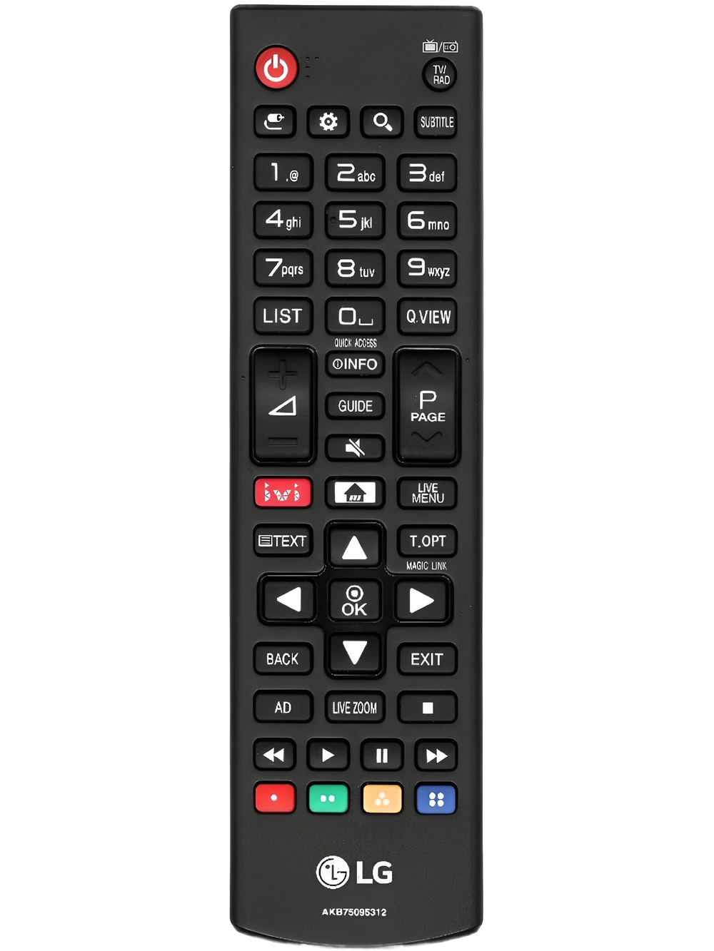 Пульт для LG AKB 75095312 оригинал AKB75095312