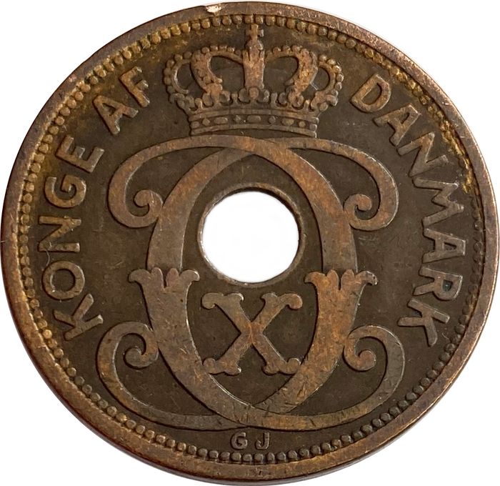 5 эре 1927-1940 Дания XF