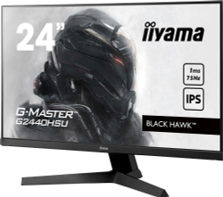 Монитор Iiyama 24;; G2440HSU-B1 1920x1080 IPS LED 75Гц 1ms FreeSync HDMI DisplayPort