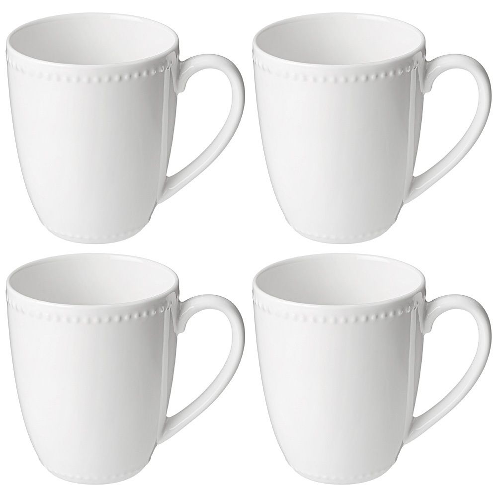 НАБОР КРУЖЕК LEFARD "PEARL" 4 ШТ. 8,9*12,4*10,7 СМ 410 МЛ (КОР=6НАБ.)