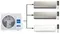 Мульти сплит-система на 3 комнаты 25+35+50 м2 Haier AS09NS6ERA-G+AS12NS6ERA-G+AS18NS6ERA-W/4U85S2SR5FA Lightera Super Match