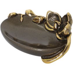 Мыльница Орхидея Калипсо Бронза