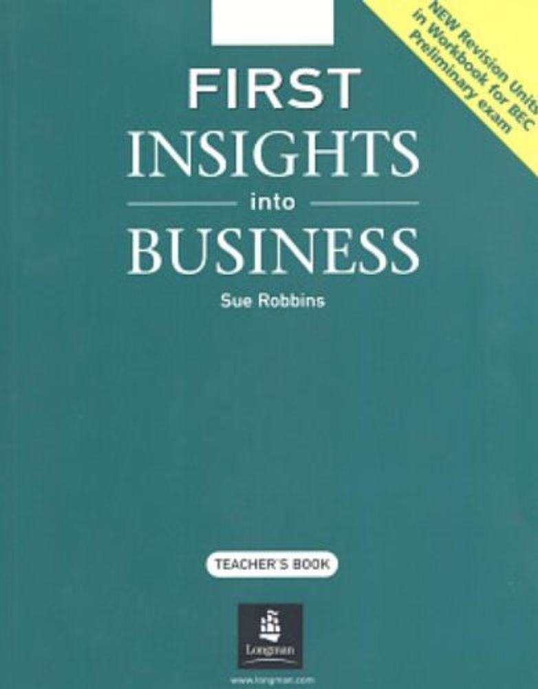First Insights Into Business Teacher&#39;s Book