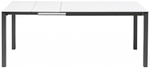 Стол ламинированный раздвижной Scab Design Pranzo Extendable, антрацит, белый