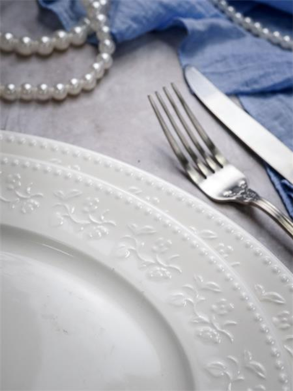 Тарелка мелкая d 16 см h 1,7 см, фарфор, Primavera