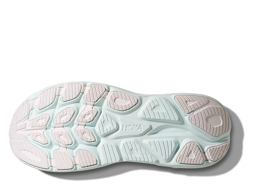 Кроссовки для бега женские Hoka Clifton 10 Бело-Бирюзовые