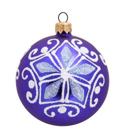 Элита НФШ-1159/1 Ел. украшение Шар «Зимний романс» 80 мм