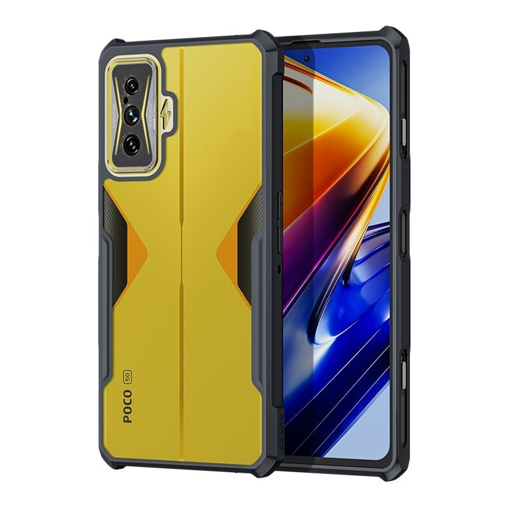 Чехол на Xiaomi Poco F4 GT противоударный с усиленными углами XUNDD