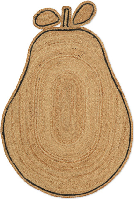 Коврик Ferm Living Pear, джут, 140 95 см, бежевый