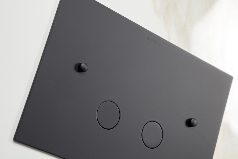 Boheme Кнопка для инсталляции латунь BLACK ультраплоская