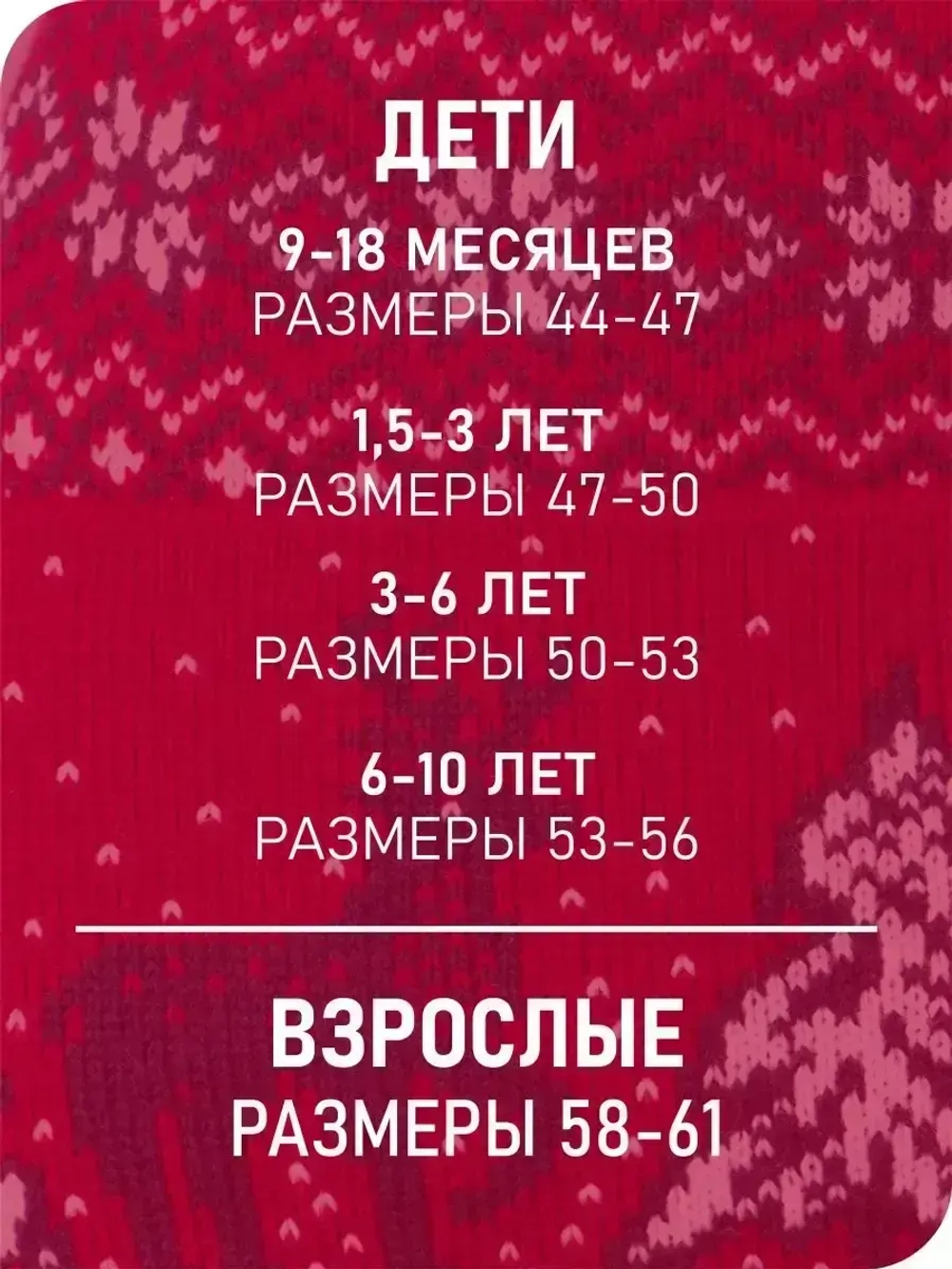 Шапка зимняя вязаная детская