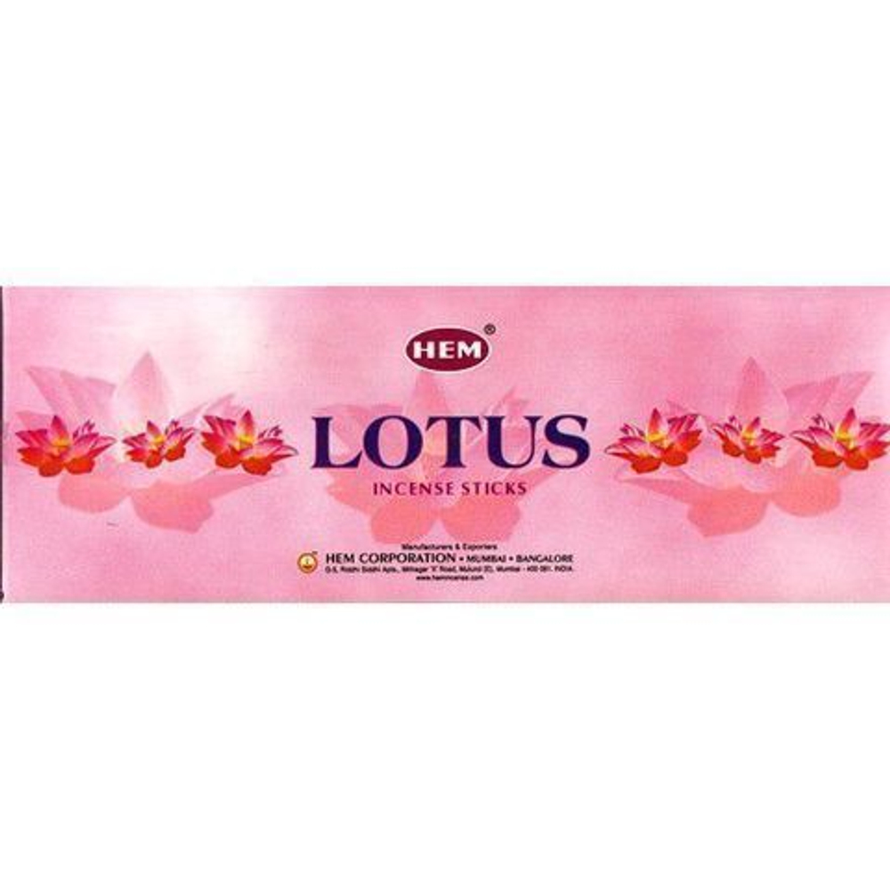 HEM Lotus четырехгранник Благовоние Лотос