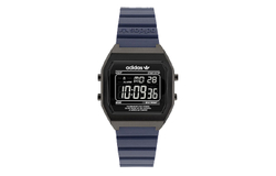 Adidas Originals STREET Wrist Watch Electronic Movement Resin Strap Black Dial Women"s Watch 50m Water Resistant