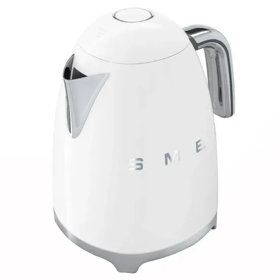 Электрический чайник Smeg KLF03WHEU, объем 1,7 л, белый глянцевый