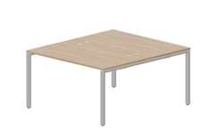 Составной стол Strike на 2 рабочих места 1380х1566х750мм (4 громмета)